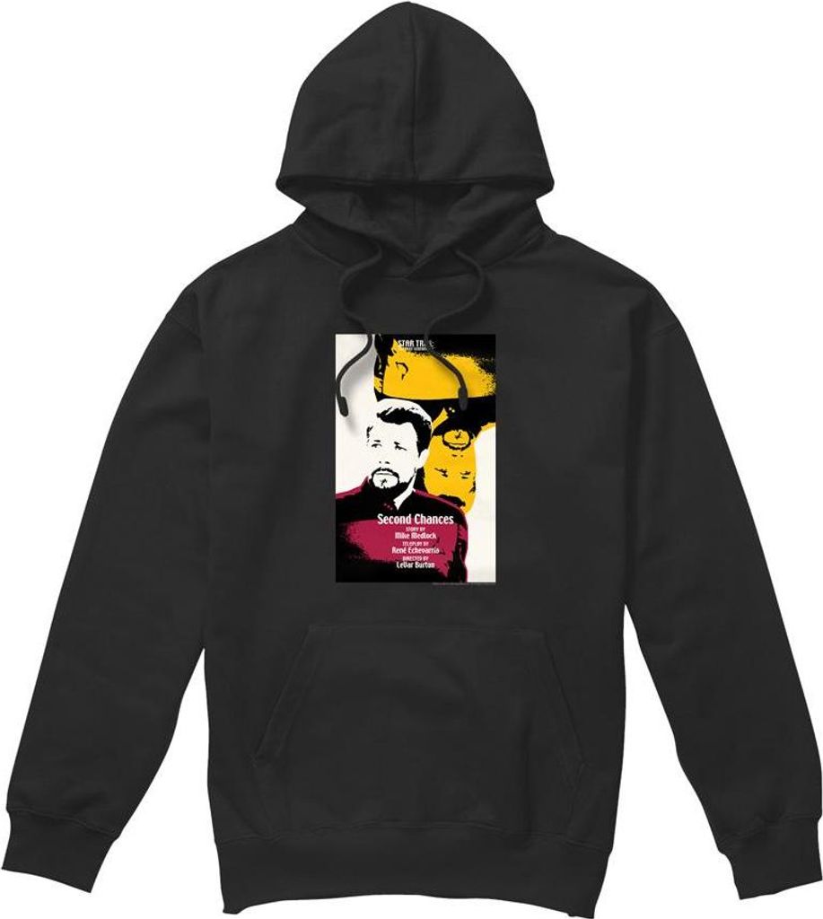 Star Trek - "The Next Generation Season 6 Episode 24" Kapuzenpullover für Herren TV8072 (XXL) (Schwarz)