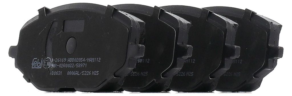 Febi Bremsbeläge Satz Vorne Bremsklötze für VW Golf VIII Schrägheck (CD1) 180631