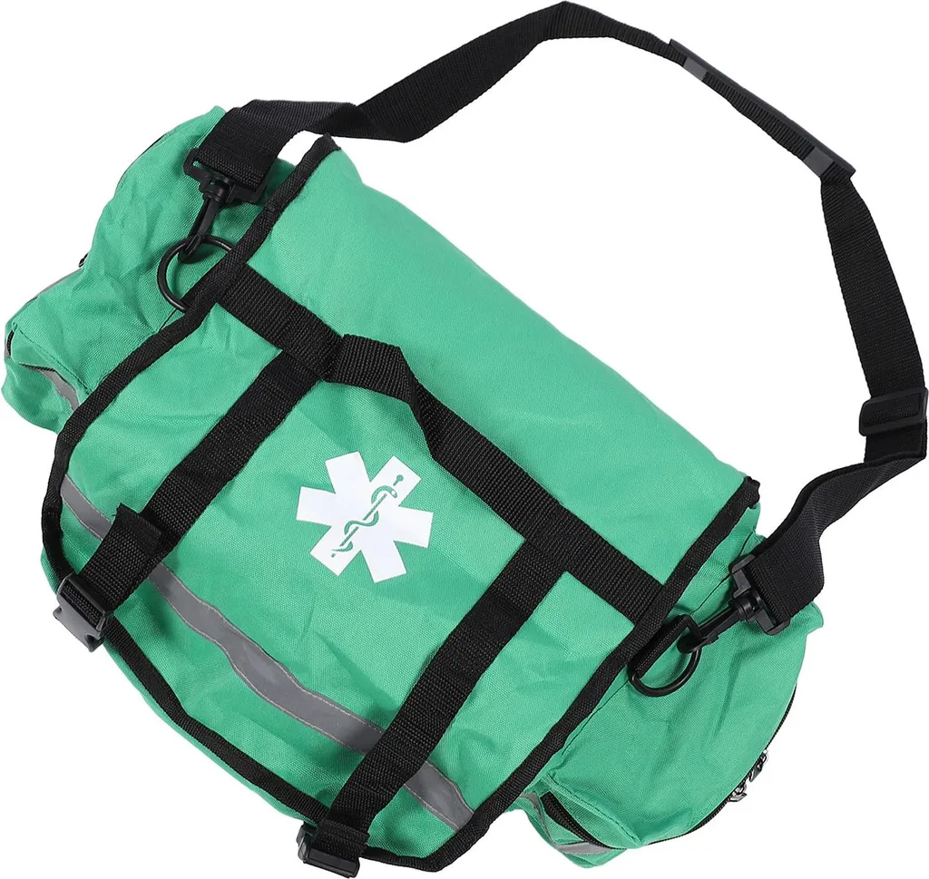 Sac d'urgence médicale à grande capacité avec bandes réfléchissantes 600D