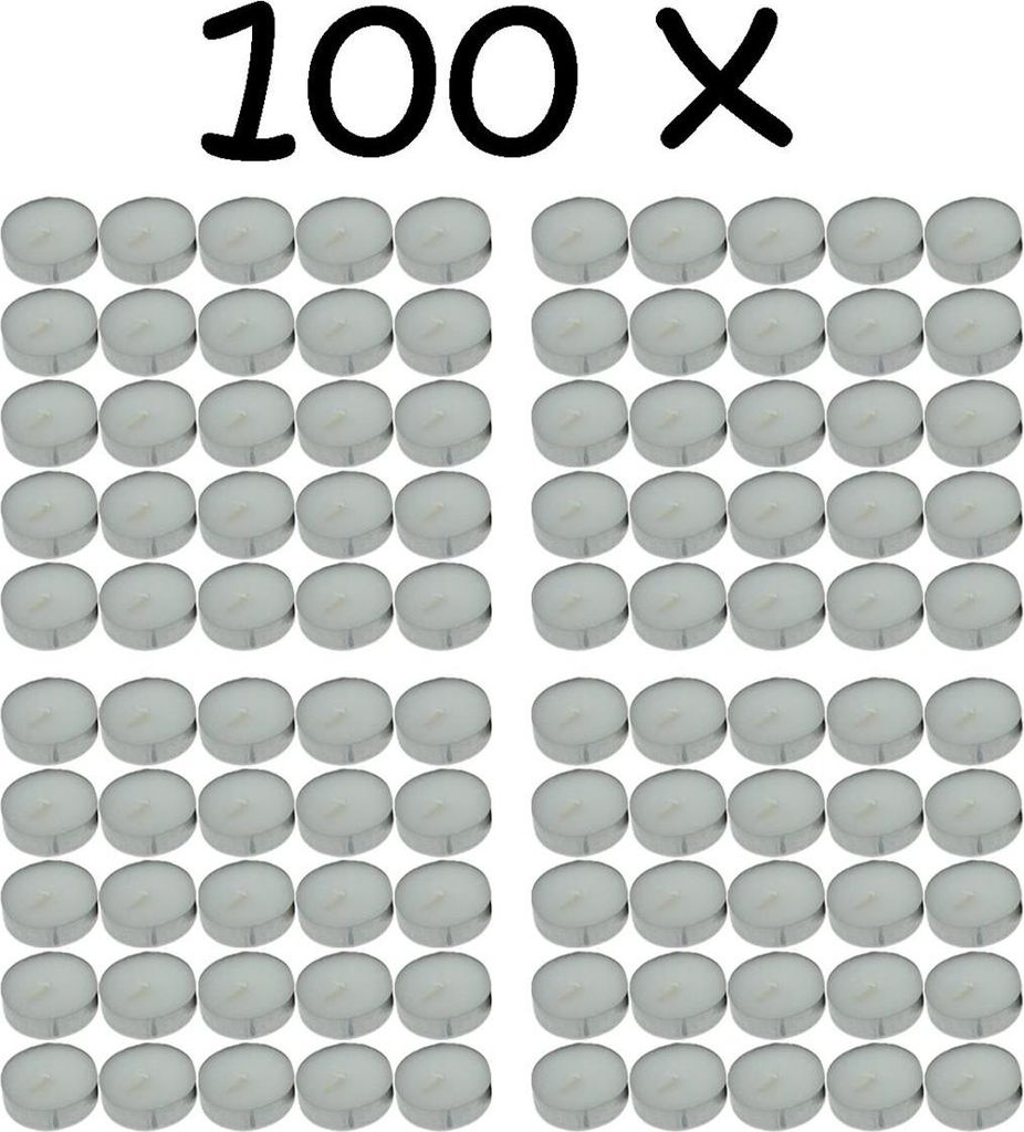 Teelichter  100 Stück Produktbild 