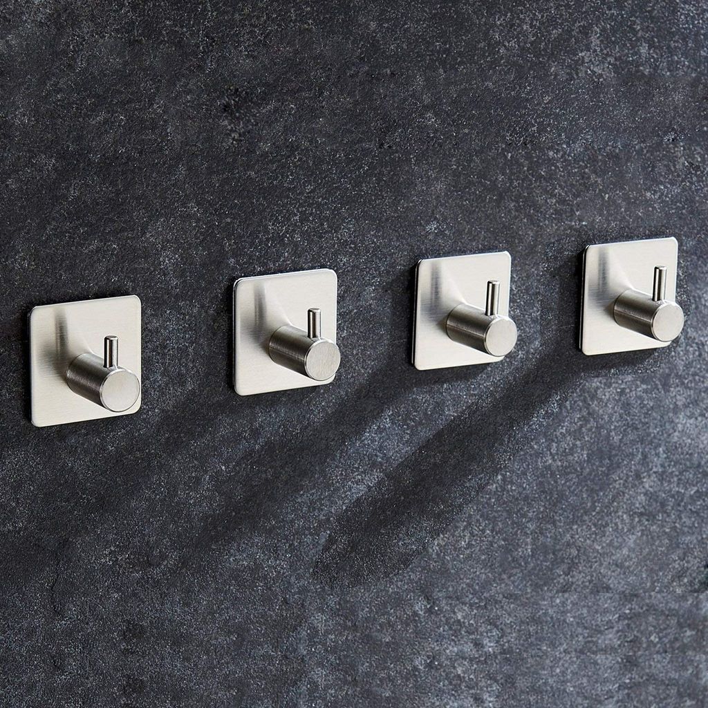 Handtuchhaken Haken Selbstklebend Bad und Küche Produktbild 3