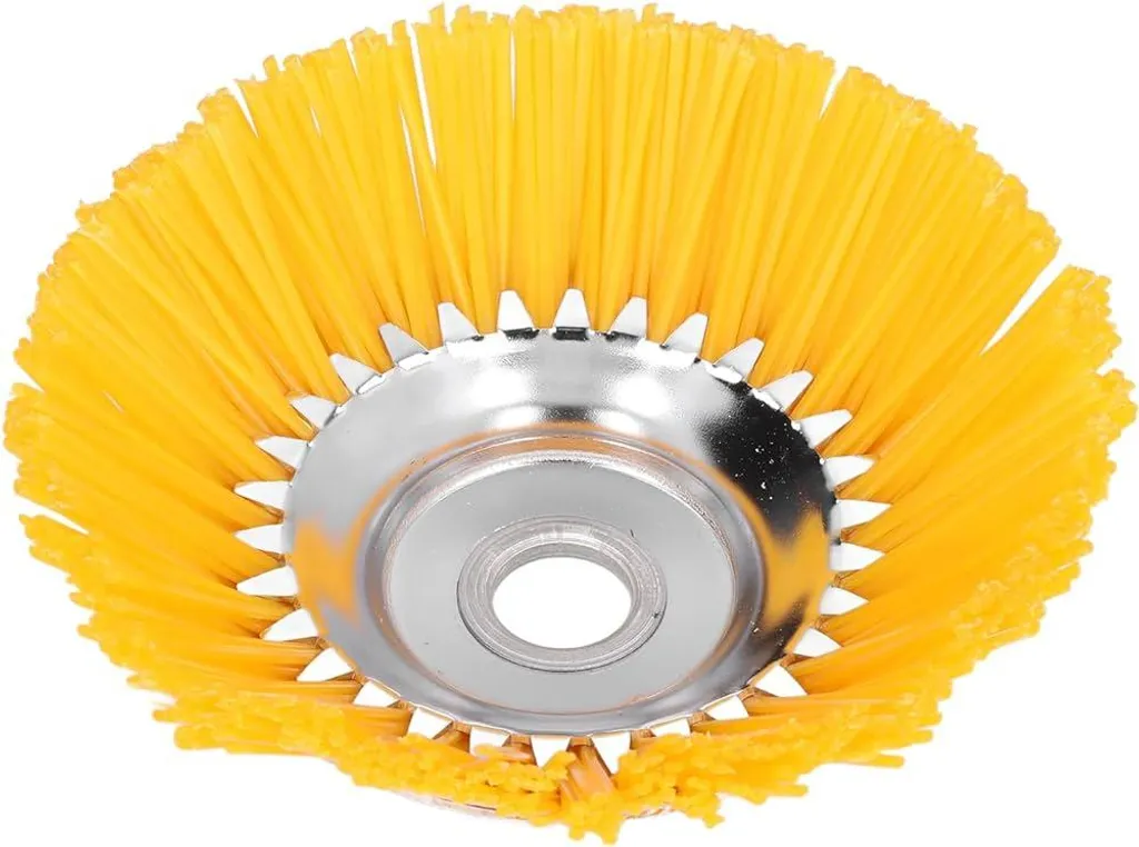 Brosse débroussailleuse fils PP 200 mm : fini les rayures sur vos dalles