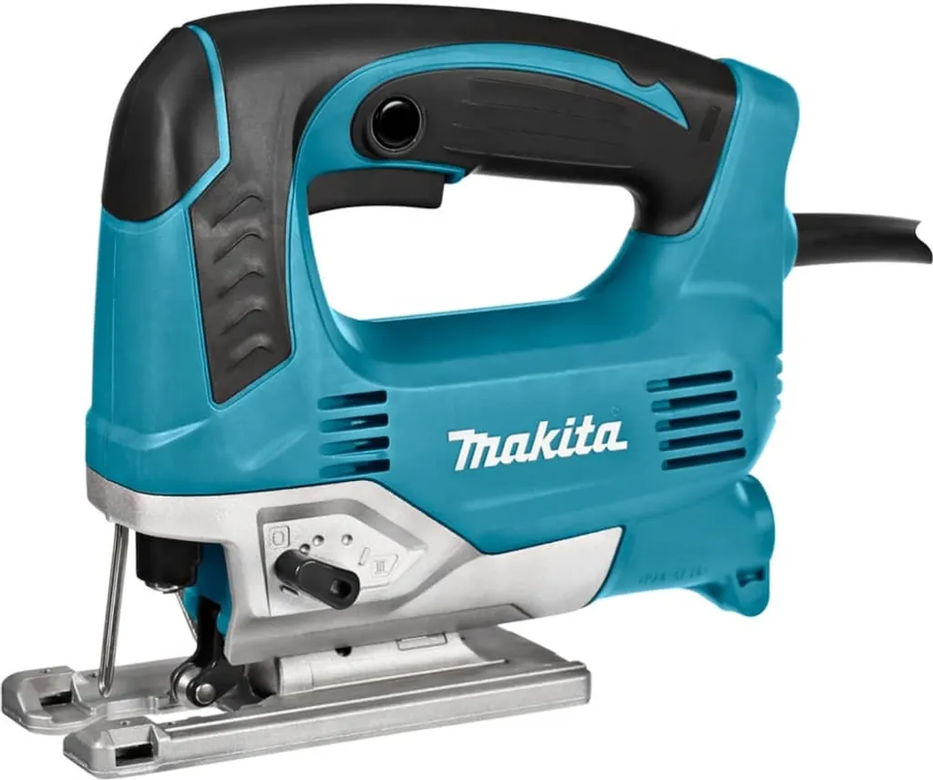 Scie sauteuse Makita 650 W filaire bleu et noir pour coupes précises