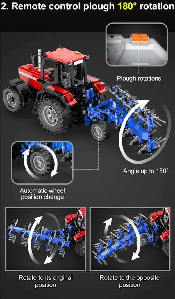 Tracteur télécommandé Cada 27062 : le jouet durable loin des écrans