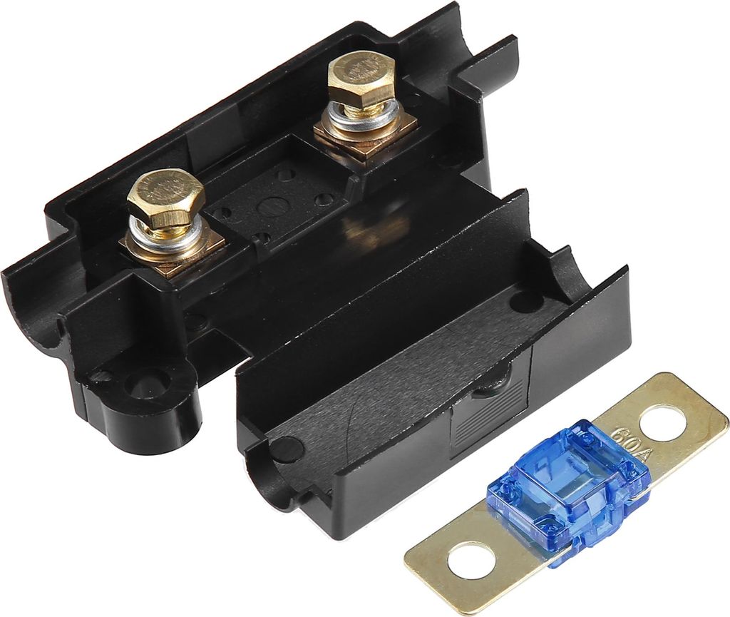 1 Satz Auto Sicherung 60A mit Inline Halter Elektrischer Schutz