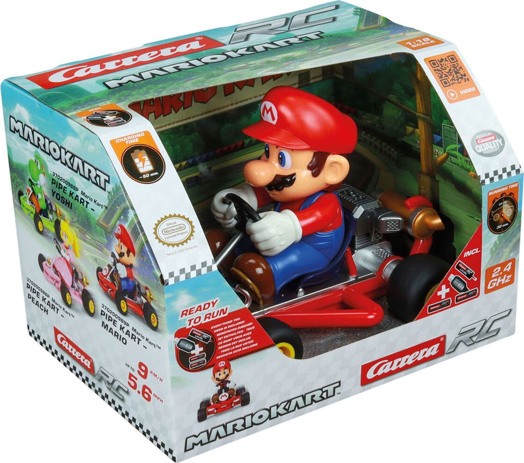 Voiture Pipe Kart Mario 24 Ghz radiocommandée - La Grande Récré
