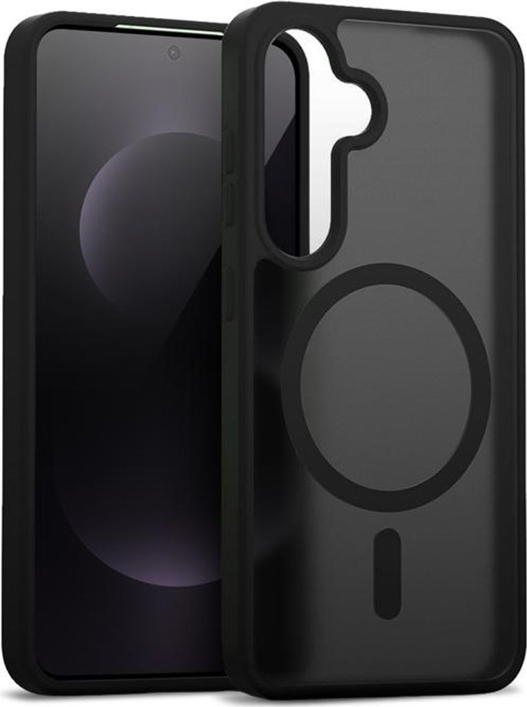 Crong CRGHMMSGS24FEBLK, Cover, Samsung, Samsung Galaxy S24 FE, Schwarz