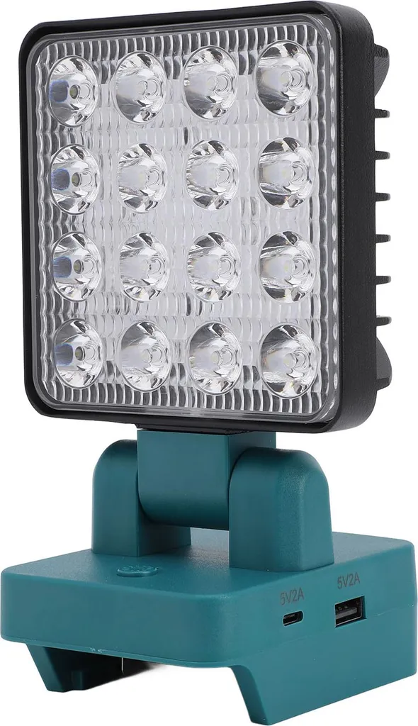 Lampe de travail LED 1500lm rechargeable USB-C pour batterie 18V BL1850
