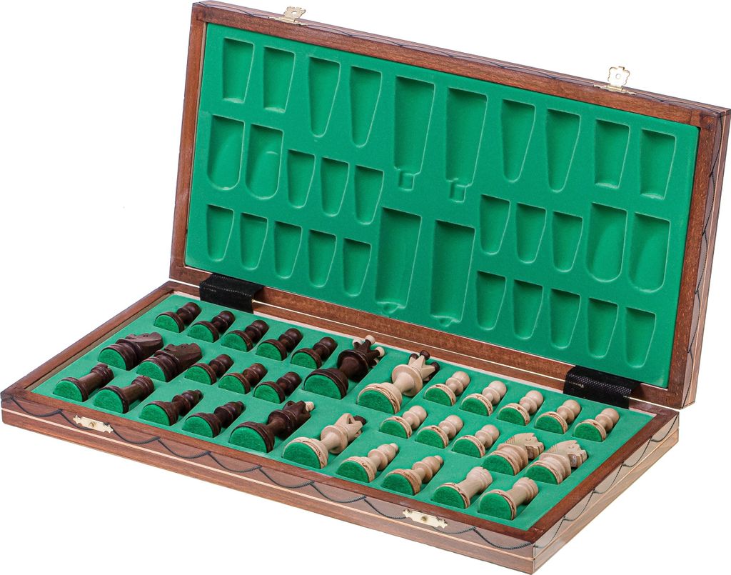 SQUARE - Chess CONSUL LUX - 48 x 48 cm - Chess figures and Chess board made of wood