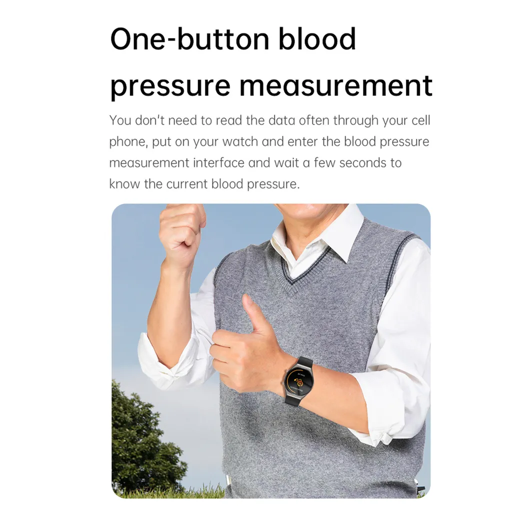 Montre connectée E09 écran 1,39'' noir avec appels Bluetooth intégrés - 15