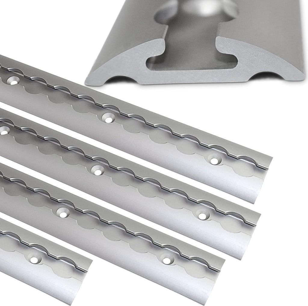Airlineschiene Zurrschiene 4 x 2 m 2 Meter runde halbrunde Produktbild 
