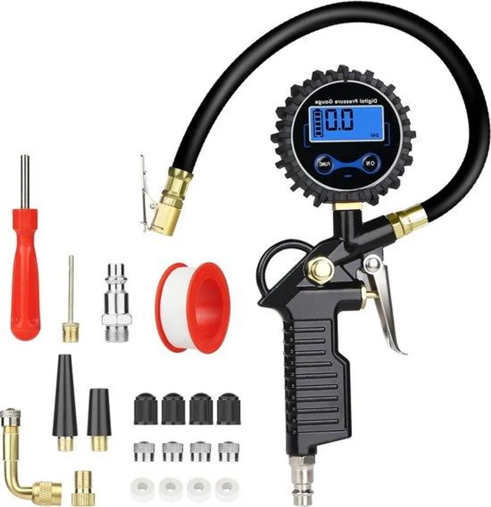 Manomètre digital 220 PSI : fini les erreurs de pression pneumatique