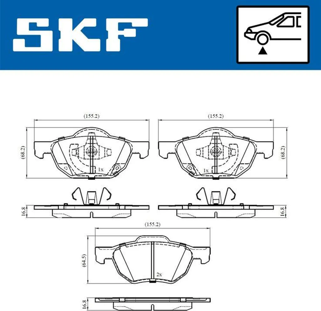 Plaquettes de Frein SKF pour Accord : Confort de Conduite et Sécurité