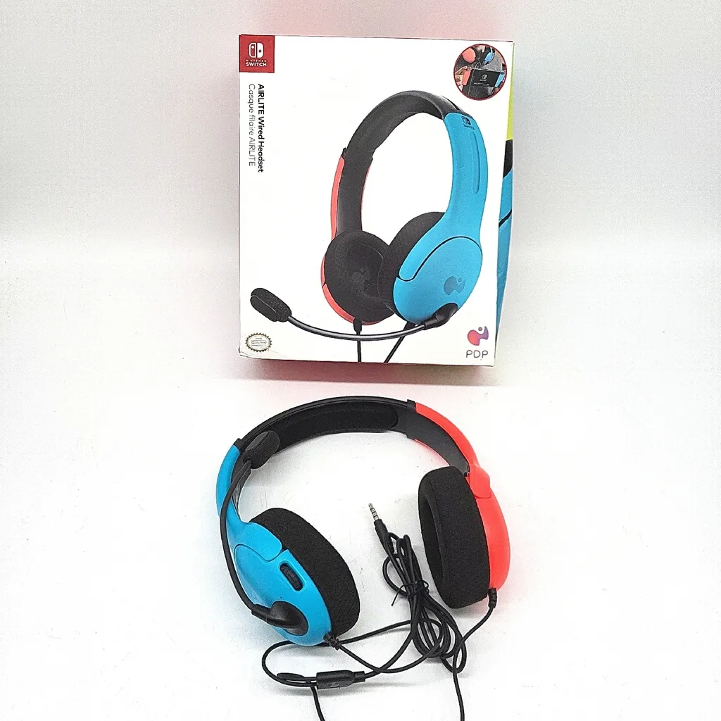 Casque Stéréo LVL40 PDP 500-162-EU-BLRD pour Nintendo Switch Bleu et Rouge - 16