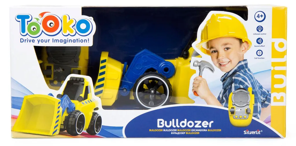Bulldozer Télécommandé Tooko Silverlit : Idéal pour l'Éveil des Petits