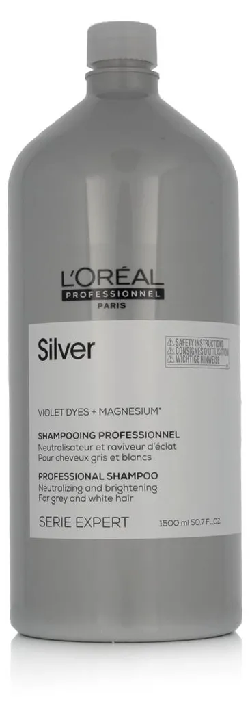 Shampooing Violet Déjaunisseur L'Oréal Professionnel Silver Format 1,5 L