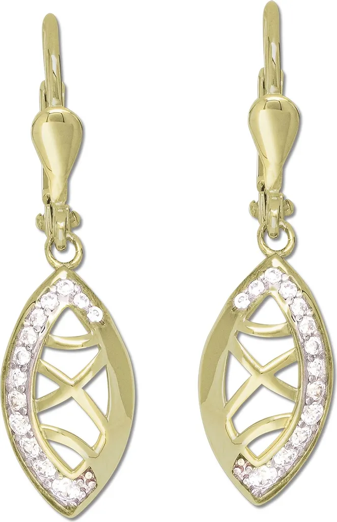 Boucles d'oreilles feuille or bicolore : le bijou idéal pour un mariage