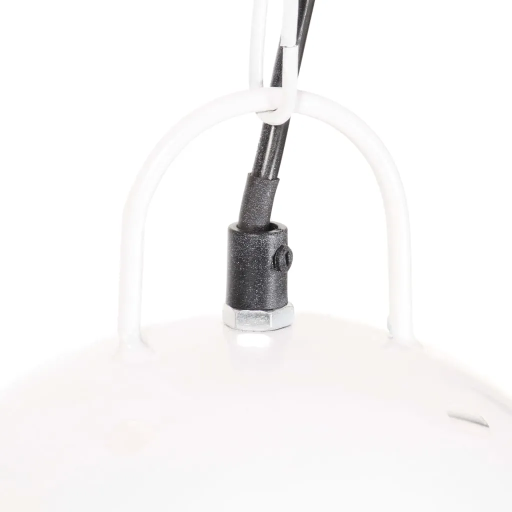 OFFERTA Lampada Industriale vidaXL Bianca 42cm E27 | Prezzo Outlet - 10