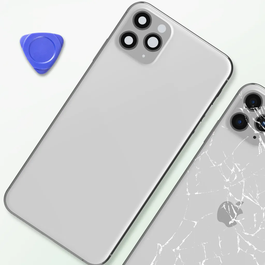 Boîtier Rechargeable iPhone 11 Pro Max Argent - Coque de Protection Durable