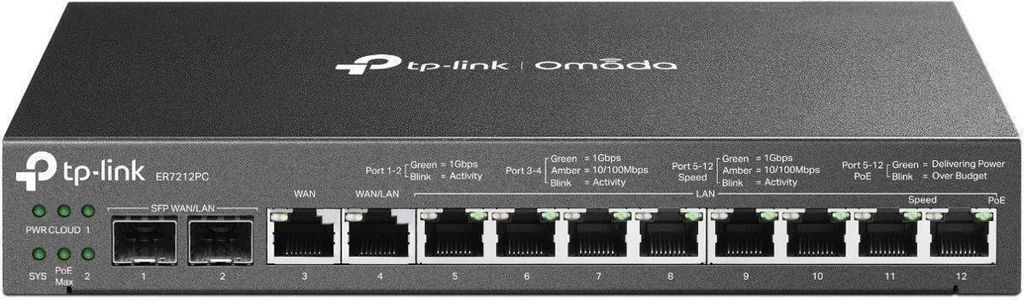TP-Link Omada WL-Router ER7212PC Gigabit VPN-Router Produktbild 