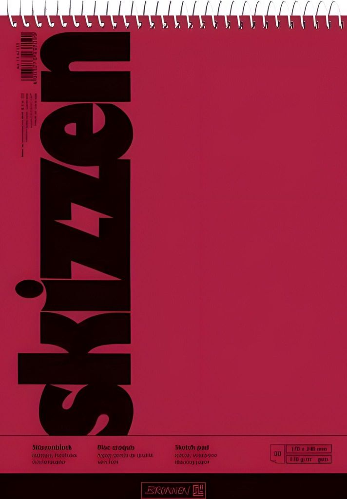 BRUNNEN Skizzenblock 17,0 x 24,0 cm, 1 Block
