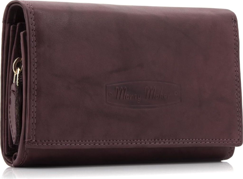 Damen aus Echt Leder mit RFID Schut Portemonnaie Geldbeutel Klein und im Kurzformat