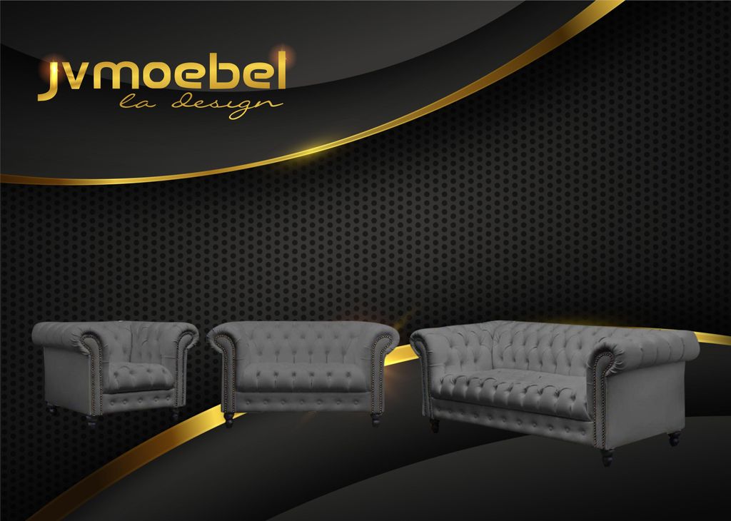 Modernes Designer Set 31 Sitzer Chesterfield Sofas Wohnzimmer Set Luxus Möbel