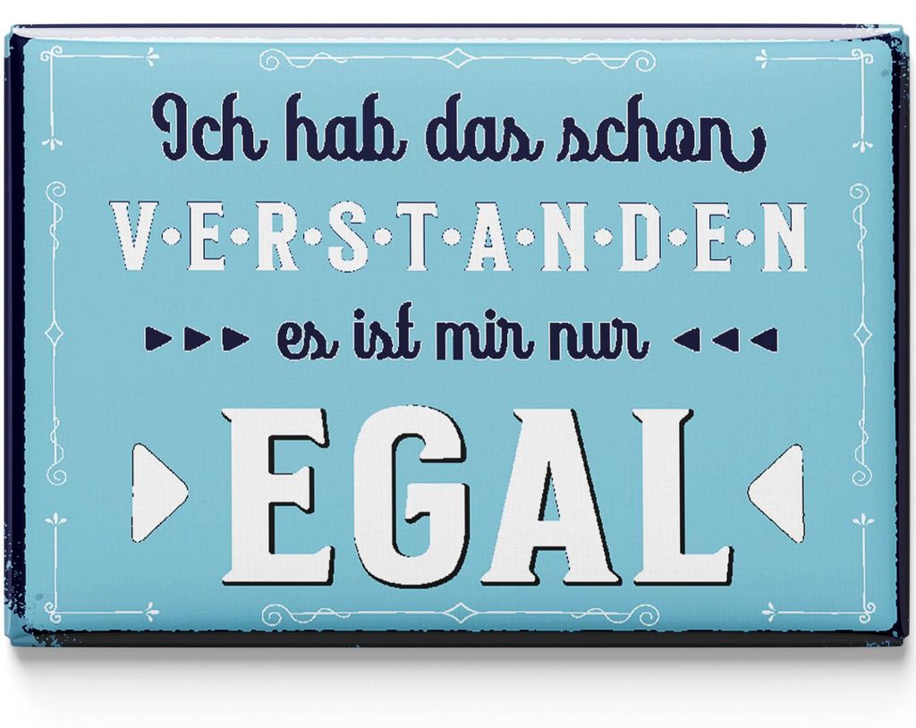LANOLU Kühlschrankmagnete lustig- Ist mir egal - lustige Produktbild 