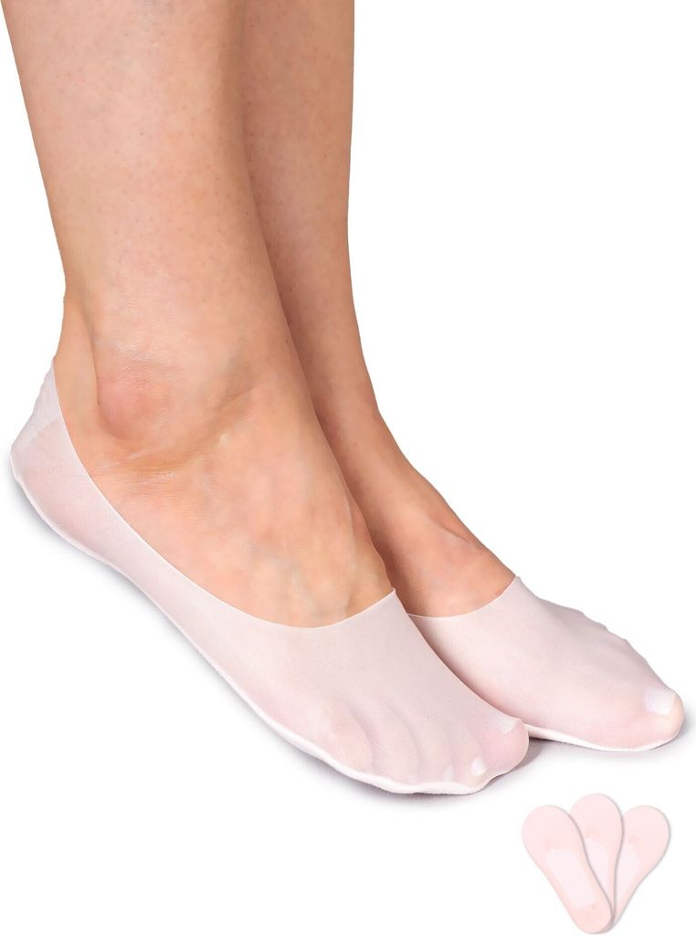 Damen Laser dünn Pfirsich 3PAK Fußsocken 36-41 YOCLUB