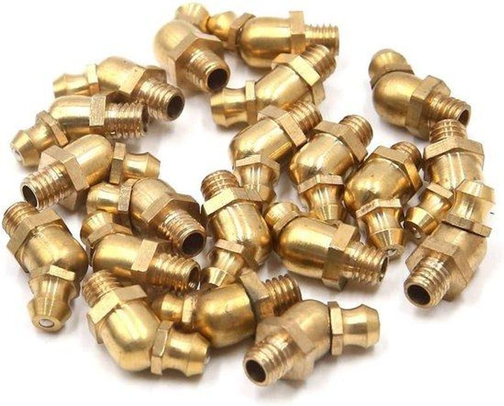 M6 x 1 45-Grad-Messing-Fopspeen-Automatik-Kit