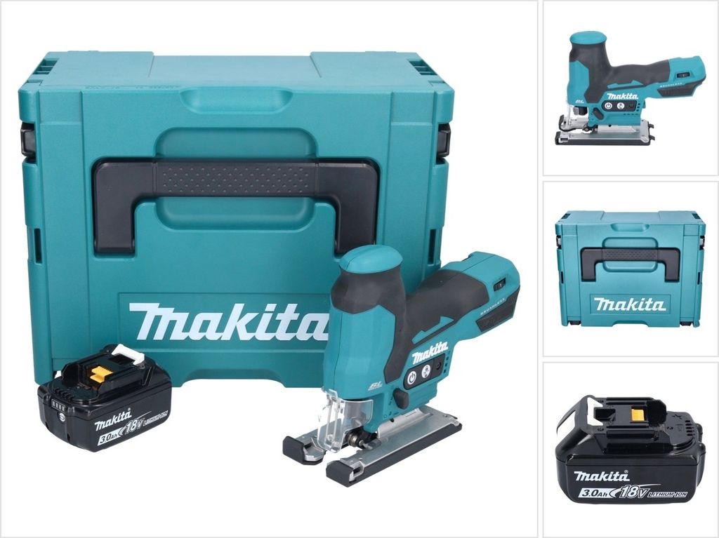 Makita DJV 185 F1J Akku Pendelhubstichsäge 18 V Brushless + Produktbild 