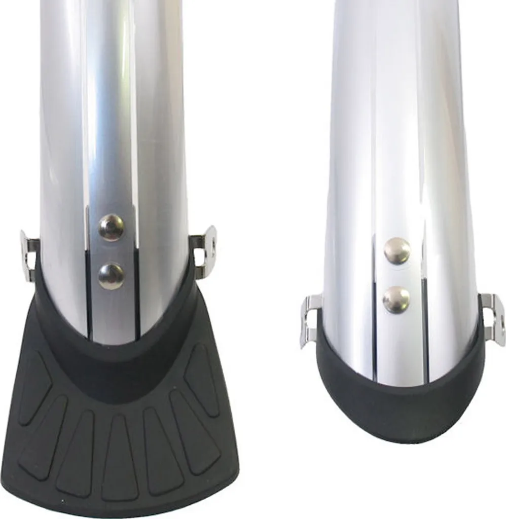 Garde-boue vélo ville 28 pouces Sunnywheel argent 45 mm spécial pluie