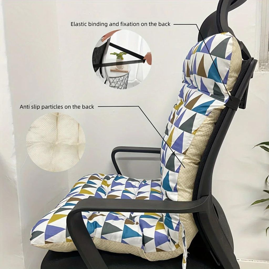 Coussin De Dossier Ergonomique Antidérapant - Pour Chaise Longue, Canapé, Bureau Ou Jardin - Rembourrage Confortable Gris - Soutien Lombaire Et Appui-tête Intégré