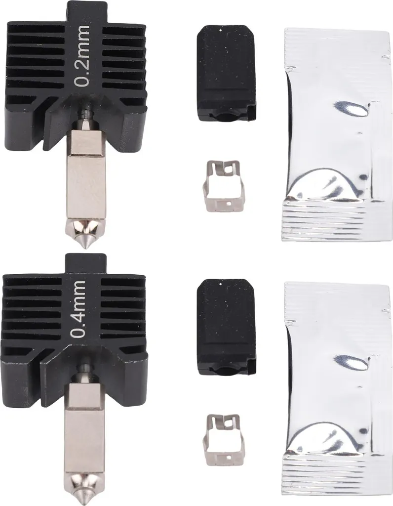 Tête d'impression Complète pour Bambu Lab X1 P1S avec Buse Acier 0.4