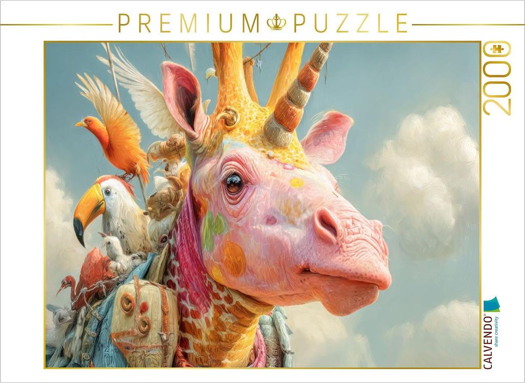 CALVENDO Puzzle Humorvolle Tiere | 2000 Teile Lege-Größe 90x67cm Foto-Puzzle für glückliche Stunden