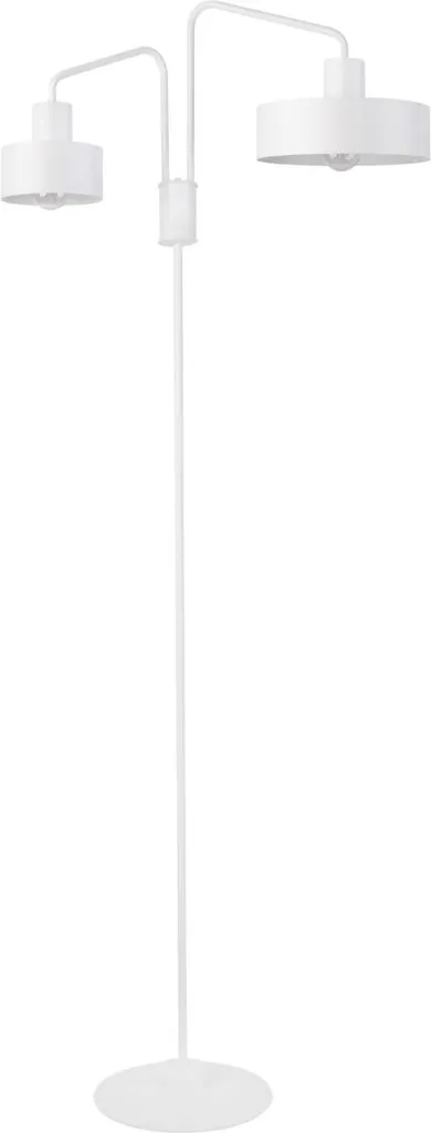 Lampadaire double blanc 15W Sigma - Eclairage moderne et design