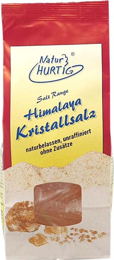 A bag of Himalayan crystal salt.