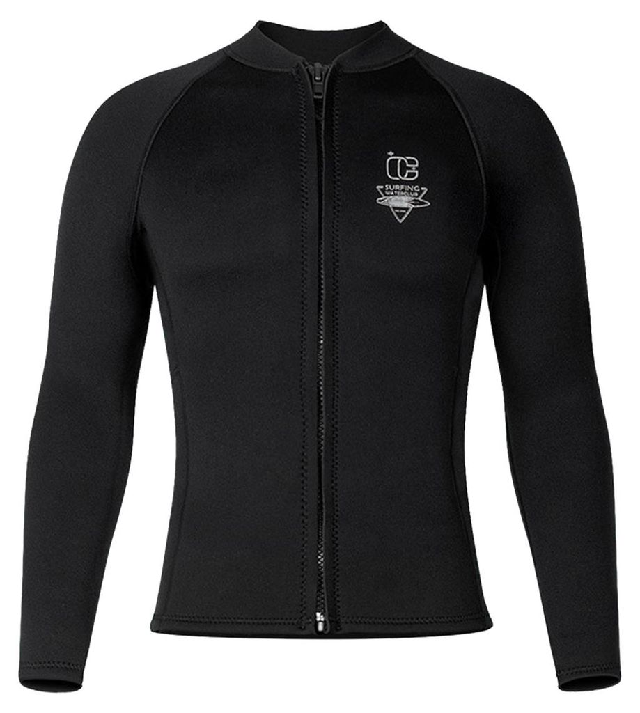 3 mm Tauchanzug für Herren – hoch elastisches Neopren, warmer Thermoschwimmanzug mit Sonnenschutz, Größe L