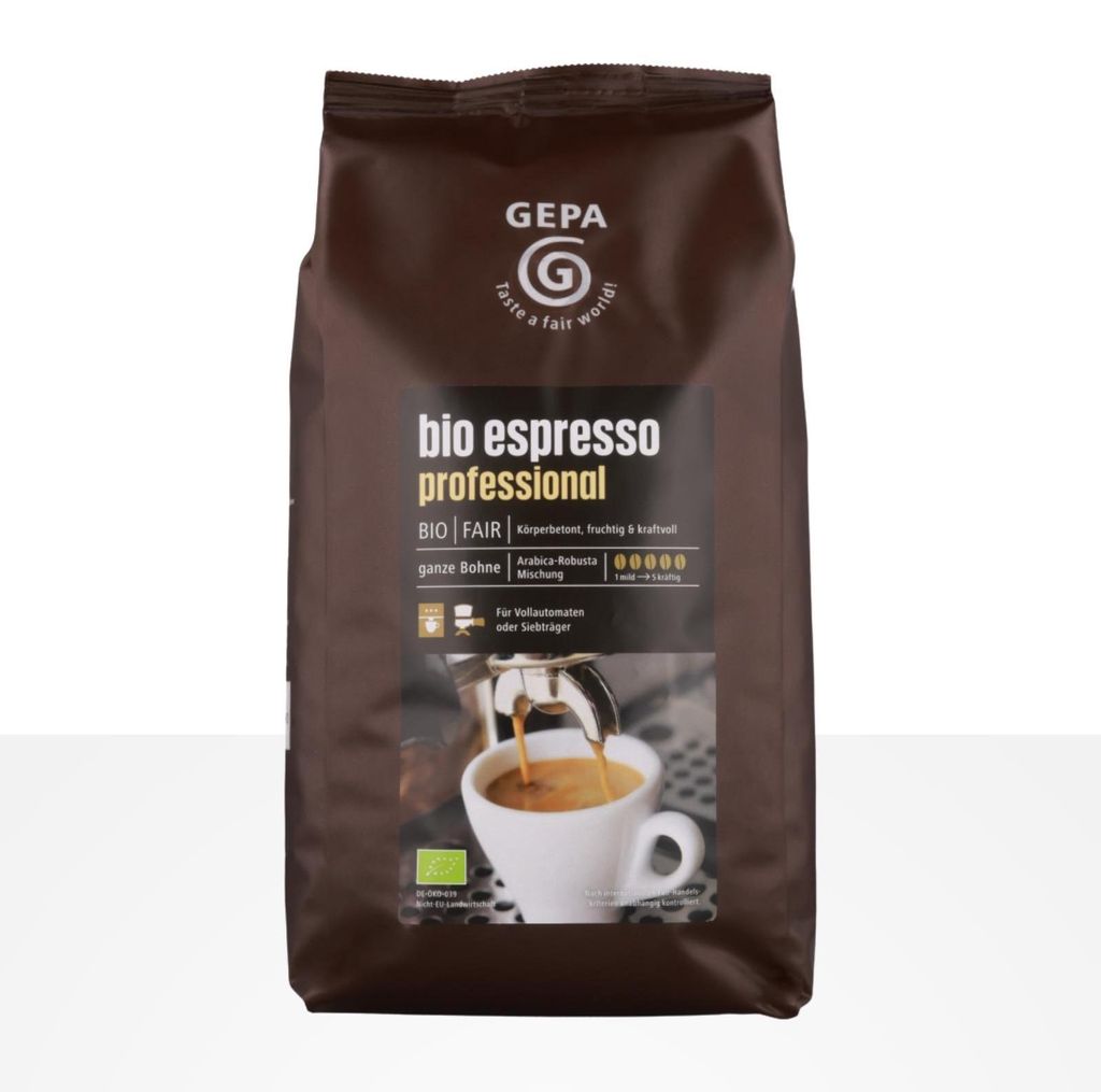 Gepa Espresso 1kg ganze Bohne