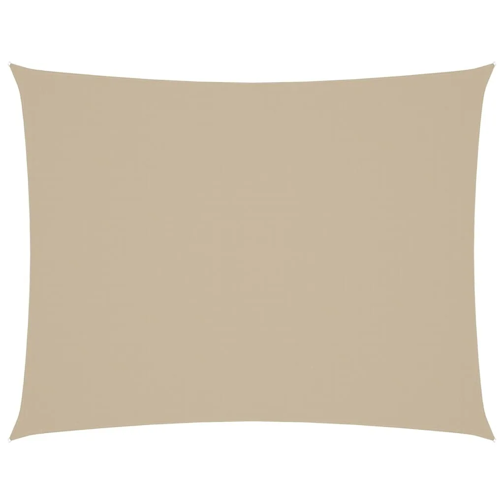 Tenda a Vela Rettangolare 3x4,5m vidaXL Oxford Beige - Design Outdoor
