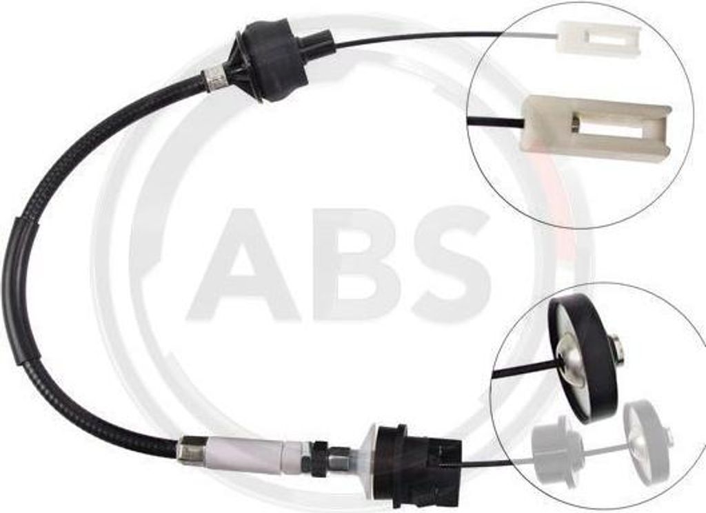 A.B.S. K25940 Seilzug, Kupplungsbetätigung OE 2150N1 kompatibel mit 406