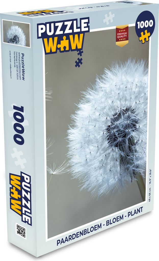 MuchoWow Puzzle 1000 Teile Löwenzahn - Blume - Pflanze - Spielzeug - Alt und Jung - Spiele - Puzzeln