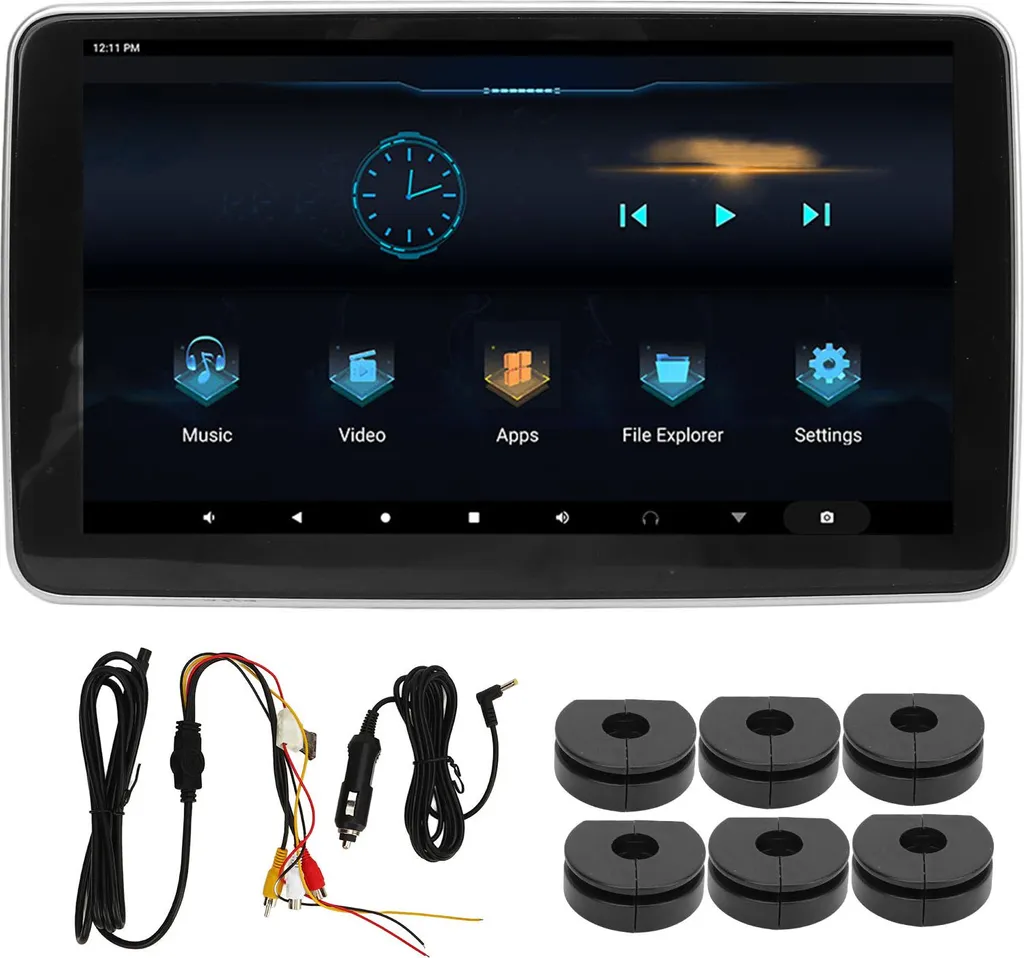 Moniteur Appuie-tête Vidéo Android 10.1" IPS pour Enfants en Voiture - 2