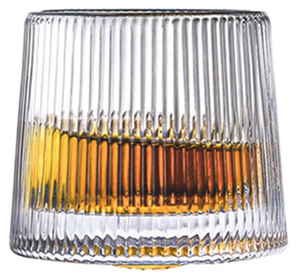 Gerippter Glasbecher, leicht zu reinigen, spülmaschinenfest, Trinkgläser, Weingläser, Dessertbecher, Geschirr