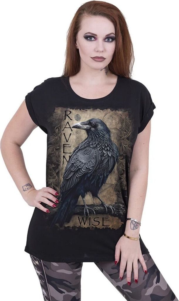 Spiral Direct - Dámsky top s krátkym rukávom "Raven Wise" Obrázok produktu 2
