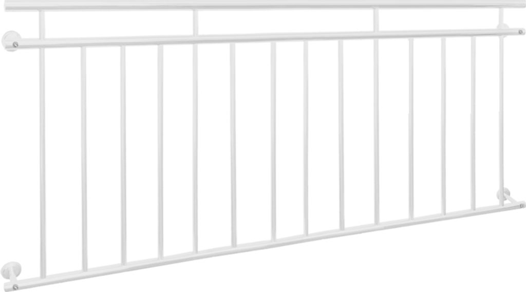 ECD Germany Französischer Balkon, 90x225 cm, mit 14 Produktbild 