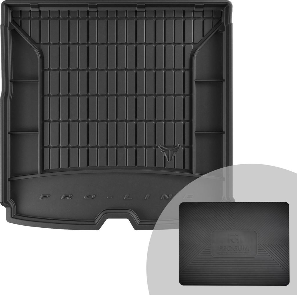 FROGUM ProLine 3D Gummimatte Exklusive Auto Kofferraummatte Kofferraumwanne für Skoda Enyaq iV ab 2020