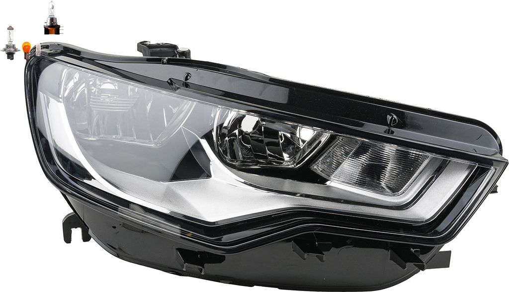Johns, Scheinwerfer Halogen HSW passend für Audi A6 4G 04/11- 08/14 Rechts Leuchtmittel 4G0941004 4G0941004M
