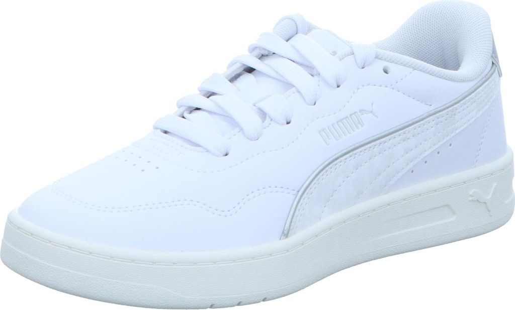 Puma Damen-Sneaker COURT LALLY DAYNIGHT Weiß-Silber, Farbe:weiß, UK Größe:81/2