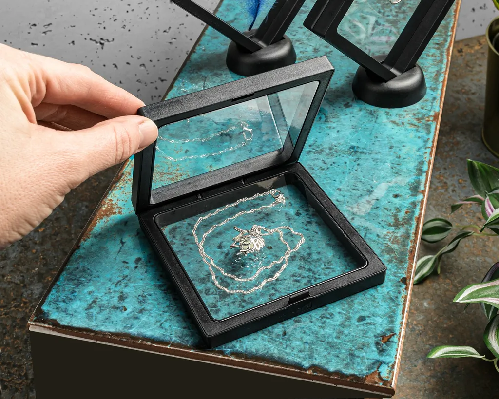 Porte-bijoux 3D cadre de mémoire : Set de 3 cadres pour présentation - 4
